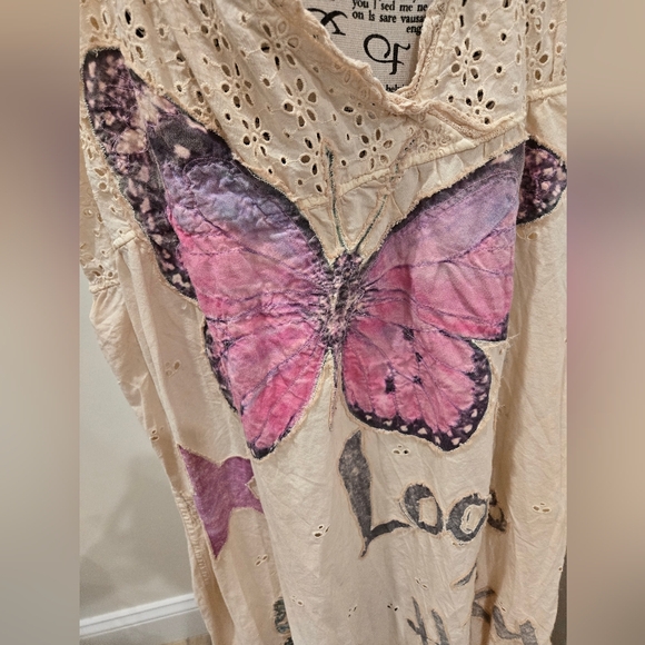 RARE Magnolia Pearl Eyelet Avril Tank Dress 1218 - Picture 5 of 13